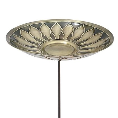 Mintueman Achla Mintueman-Achla BB-09-S African Daisy Bird Bath with Stake BB-09-S